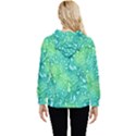 Retro Flower Pattern Design Batik Women s Lightweight Drawstring Hoodie View4