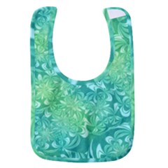 Retro Flower Pattern Design Batik Baby Bib by Posterlux