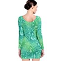 Retro Flower Pattern Design Batik Long Sleeve Bodycon Dress View2