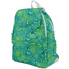 Retro Flower Pattern Design Batik Top Flap Backpack