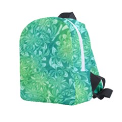 Retro Flower Pattern Design Batik Kids  Age 2-4 Lightweight Preschool Backpack