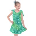 Retro Flower Pattern Design Batik Kids  Tie Up Tunic Dress View1