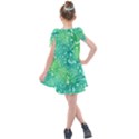 Retro Flower Pattern Design Batik Kids  Tie Up Tunic Dress View2