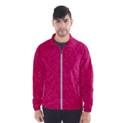 Pink Abstract Crimson Triangle Men s Windbreaker