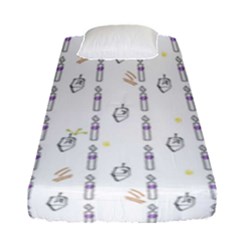 Dreidel Candles Spinning Top Fitted Sheet (single Size) by Posterlux