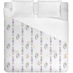 Dreidel Candles Spinning Top Duvet Cover (king Size)