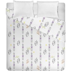 Dreidel Candles Spinning Top Duvet Cover Double Side (california King Size) by Posterlux