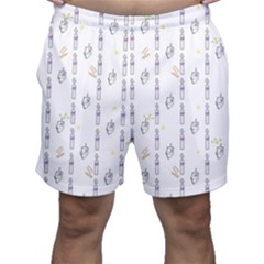 Dreidel Candles Spinning Top Men s Shorts by Posterlux