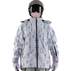 Dreidel Candles Spinning Top Women s Zip Ski And Snowboard Waterproof Breathable Jacket