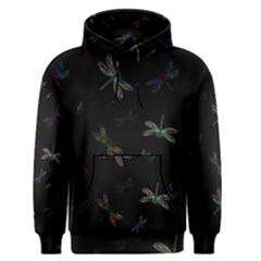 Background Pattern Dragonfly Men s Core Hoodie