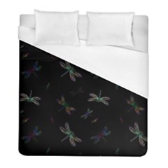 Background Pattern Dragonfly Duvet Cover (full/ Double Size) by Posterlux