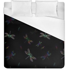 Background Pattern Dragonfly Duvet Cover (king Size)