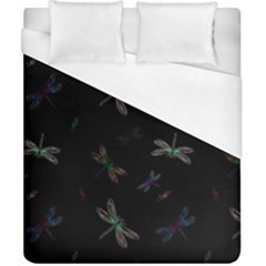 Background Pattern Dragonfly Duvet Cover (california King Size) by Posterlux