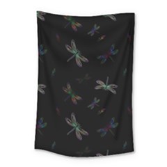 Background Pattern Dragonfly Small Tapestry