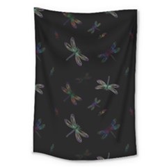 Background Pattern Dragonfly Large Tapestry