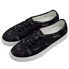 Background Pattern Dragonfly Women s Classic Low Top Sneakers by Posterlux