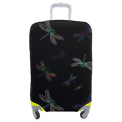 Background Pattern Dragonfly Luggage Cover (medium) by Posterlux