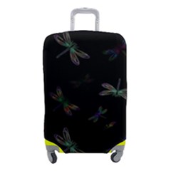 Background Pattern Dragonfly Luggage Cover (small) by Posterlux