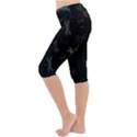 Background Pattern Dragonfly Lightweight Velour Cropped Yoga Leggings View2