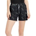 Background Pattern Dragonfly Women s Runner Shorts View1