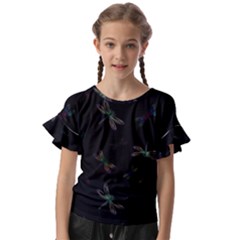 Background Pattern Dragonfly Kids  Cut Out Flutter Sleeves by Posterlux