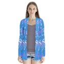 Background Abstract Texture Pattern Drape Collar Cardigan View1