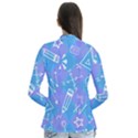 Background Abstract Texture Pattern Drape Collar Cardigan View2