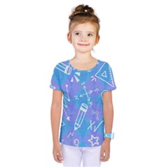 Background Abstract Texture Pattern Kids  One Piece T-shirt