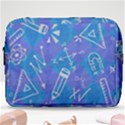 Background Abstract Texture Pattern Make Up Pouch (Large) View1