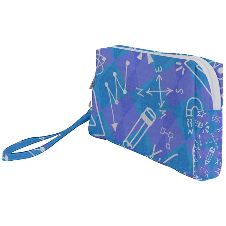 Background Abstract Texture Pattern Wristlet Pouch Bag (Small)