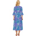 Background Abstract Texture Pattern Midsummer Wrap Dress View4