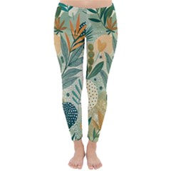 Leaves Pattern Flora Nature Classic Winter Leggings