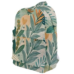 Leaves Pattern Flora Nature Classic Backpack by Posterlux