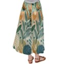 Leaves Pattern Flora Nature Women s Satin Palazzo Pants View2