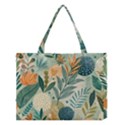 Leaves Pattern Flora Nature Medium Tote Bag View1