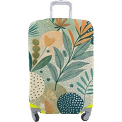 Leaves Pattern Flora Nature Luggage Cover (large) by Posterlux