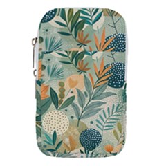 Leaves Pattern Flora Nature Waist Pouch (large) by Posterlux