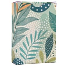 Leaves Pattern Flora Nature Playing Cards Single Design (rectangle) With Custom Box by Posterlux