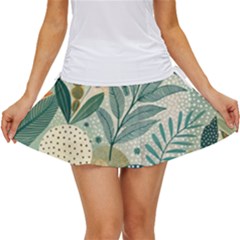 Leaves Pattern Flora Nature Women s Skort by Posterlux