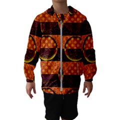 Art Pattern Design Wallpaper Kids  Hooded Windbreaker by Posterlux