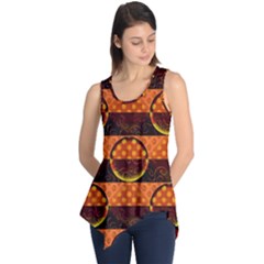 Art Pattern Design Wallpaper Sleeveless Tunic by Posterlux