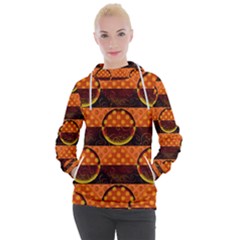 Art Pattern Design Wallpaper Women s Hooded Pullover