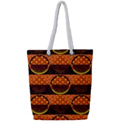 Art Pattern Design Wallpaper Full Print Rope Handle Tote (small)