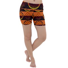 Art Pattern Design Wallpaper Lightweight Velour Yoga Shorts