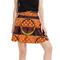 Art Pattern Design Wallpaper Waistband Skirt