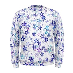 Christmas Stars Background Men s Sweatshirt