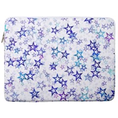 Christmas Stars Background 17  Vertical Laptop Sleeve Case With Pocket