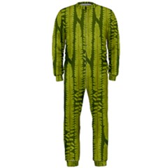 Fern Texture Nature Leaves Onepiece Jumpsuit (men)