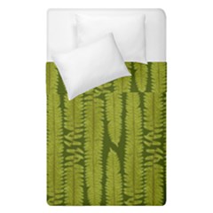 Fern Texture Nature Leaves Duvet Cover Double Side (single Size)