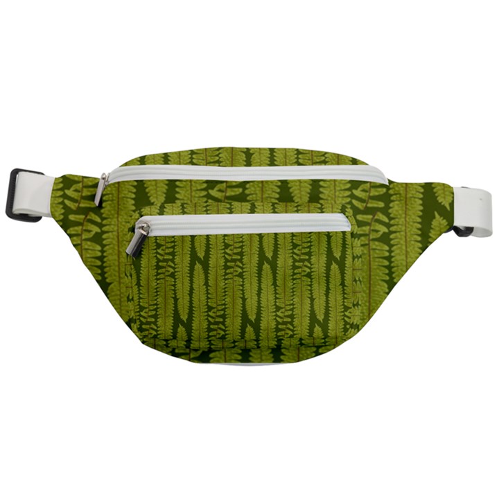 Fern Texture Nature Leaves Fanny Pack